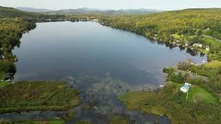 Lake Elmore  The Spring of Autumn flight 4K [upl. by Marianna]