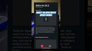 Holiday update allows you to use your Apple Watch with your Tesla tesla applewatchkey ￼ [upl. by Bowes378]
