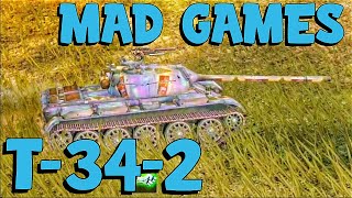 T342 3000 damage 3 destroyed mad gameswotbreplays [upl. by Oijres354]