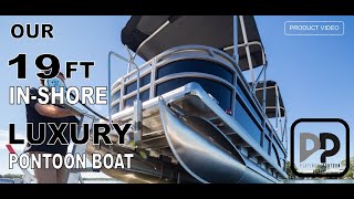 Product Video  19ft Luxury Inshore Pontoon Boat [upl. by Assylem]