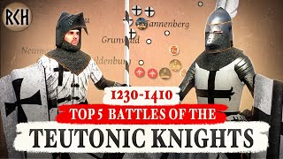 Top 5 Battles of the Teutonic Knights 12301410  DOCUMENTARY [upl. by Mehala321]