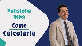 CALCOLO della PENSIONE lordonetto e delletà pensionabile [upl. by Uhthna415]