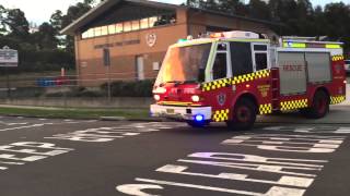 FRNSW Rescue Pump 101 Bonnyrigg Heights Responding [upl. by Arraeic]