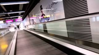 Walking by London Heathrow Airport Conveyor Belt [upl. by Still]