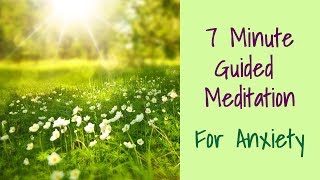 7 Minute Guided Meditation for Anxiety [upl. by Annayd455]