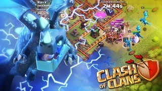 MI PRIMER ATAQUE CON DRAGONES ELÉCTRICOS ¡¡ LA NUEVA TROPA   Clash of Clans [upl. by Alfeus37]