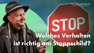 Welches Verhalten ist richtig am Stoppschild [upl. by Mat108]