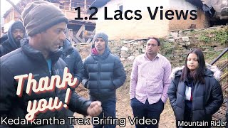 Watch this video before going to any winter trek kedarkantha Trek [upl. by Muhcan804]