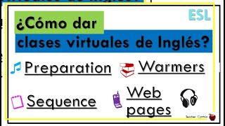 ¿Cómo dar clases virtuales de Inglés [upl. by Moody]