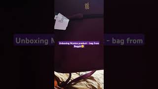 UnboxingMyntra productbag from Baggityoutubeshorts unboxingvideo baggit bags 🫰🫰💞😊 [upl. by Ailehpo]