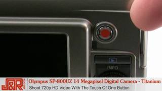 Olympus SP800UZ Digital Camera Review [upl. by Ahsinej]