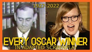 EVERY Oscar Best Adapted Screenplay Winner EVER  19272023 [upl. by Dareece]