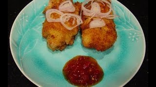 Breaded Fried Fish  A Common Bengali Appetizer  Bengali Home Cooking [upl. by Abraham]