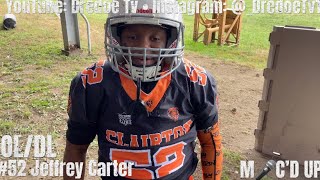 Clairton Bears 10U • Jeffrey Carter Mic’d Up Vs Lincoln Rams Highlights • 10  7  23 [upl. by Hedges]