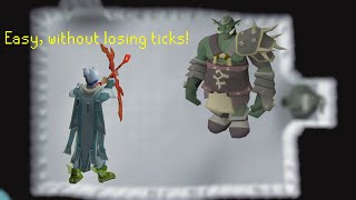 Solo Bandos GWD with the Bow of Faerdhinen easy no tickloss 60 [upl. by Dorkus]