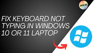 How To Fix Keyboard Not Typing In Windows 10 PC Or Laptop [upl. by Ashmead]