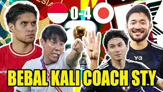 INDONESIA DIHAJAR HABIS SAMA JEPANG KOSONG EMPAT UDAH KUBILANG PAKAI TAKTIKKU COACH ADUHHH WKWKWK [upl. by Ahsinelg]