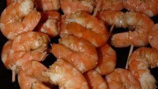 Recette  Brochettes de crevettes citron gingembre [upl. by Yllet]