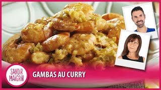 Recette des Gambas au curry  Cuisine facile [upl. by Compton]