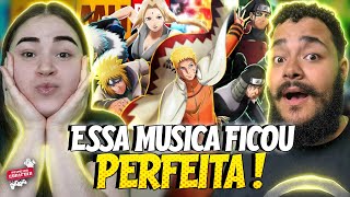 Tipo Hokage Naruto Lyric Video  Trap Nerd  MHRAP  REACT EM CASAL [upl. by Jacqueline797]