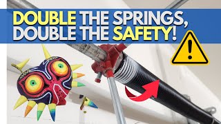 Garage Door Spring Replacement in Minutes – Safe and Easy [upl. by Kcyred952]