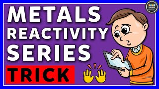 Metals Reactivity Series  Easy Trick [upl. by Recnal792]