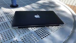 dbrand black leather skin Apple MacBook Air [upl. by Anton]