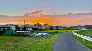 【4K】Sunset Walk in Japanese Countryside  Modern Japanese Houses in Suburban Nagoya Japan [upl. by Benco912]