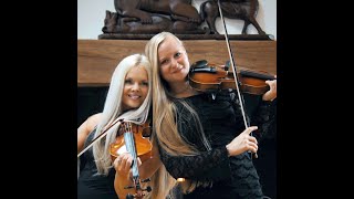 Hillary Klug Máiréad Nesbitt Celtic Violinist Celtic Appalachian duet Miss McLeods Hop High Ladies [upl. by Spalding]