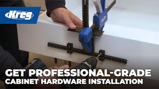 How to Use The Kreg Cabinet Hardware Jig Pro [upl. by Ahsercal]