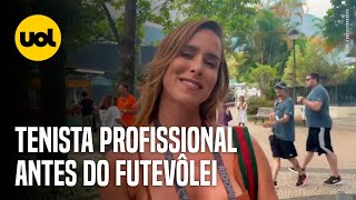 RAINHA DO FUTEVÔLEI NATALIA GUITLER JÁ FOI TENISTA PROFISSIONAL [upl. by Yliram]