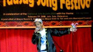 Tausug Song Festival Jolo Zamboanga Philippines [upl. by Wagstaff983]