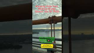 Amazing View from MacKay Bridge connecting Halifax and Dartmouth Nova Scotia 🇨🇦  PINS TV [upl. by Airdnna]