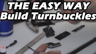 How To Build RC Turnbuckles the easy way [upl. by Avaria561]