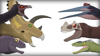 Prehistoric Tournament Battle  TRAILER  DinoMania  Dinosaur cartoons [upl. by Otanutrof]