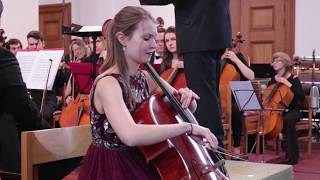 Concerto pour violoncelle d’Elgar – Leonor Swyngedouw  Part 1 [upl. by Assiroc]