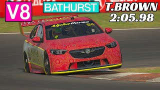 iRacing  V8 Supercars Bathurst Hotlap 2024S4 [upl. by Serene]