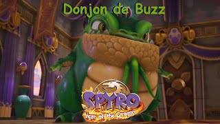 Spyro Year of the Dragon  Monde Aube printanière Niveau  Donjon de Buzz  HD Non commenté [upl. by Atnaloj]