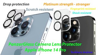 PanzerGlass Camera Lens Protector Apple iPhone 14 Pro [upl. by Atkins]