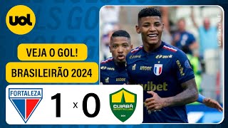 FORTALEZA 1 X 0 CUIABÁ BRASILEIRÃO 2024 VEJA O GOL DE HÉRCULES [upl. by Adyol]