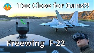 💥FPV Dogfight  Too Close for Guns vs Freewing F22 Raptor 90mm [upl. by Becki194]