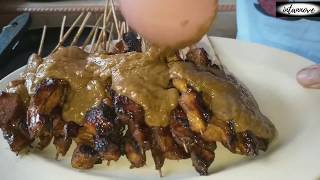 Tutorial masak Resep Sate Ayam Bumbu Kacang  Ofir Angelia  Ofir Happy Channel [upl. by Oimetra206]