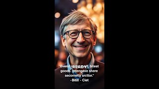 Billionaire at 21 Bill Gates Quotes [upl. by Osrock]