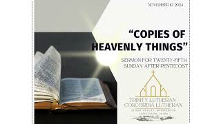 quotCopies of Heavenly Thingsquot [upl. by Elihu]