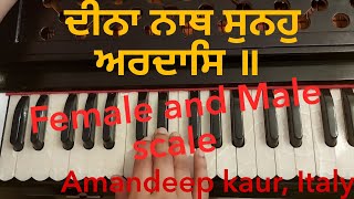 learn shabad  Dina nath suno ardas  Amrit Kirtan Ang 955 [upl. by Bailar412]