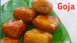 Goja Goja recipe Traditional Bengali sweet Calcutta Goja home made sweet Goja [upl. by Sirovat672]