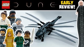 LEGO Dune Atreides Royal Ornithopter Review NEW February LEGO Icons Set 10327 [upl. by Reinwald945]