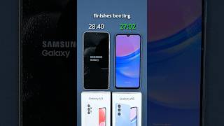 Which is Faster Samsung A13 vs A15 StartUp Time [upl. by Linzer]