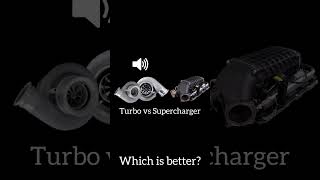 Turbo vs Supercharger turbocharger supercharger shorts [upl. by Otokam542]