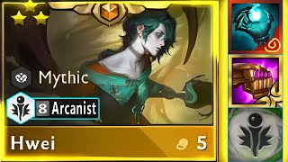 Deathfire Grasp  8 Arcanist Hwei ⭐⭐⭐ 3 Star  TFT SET 11 [upl. by Aras]